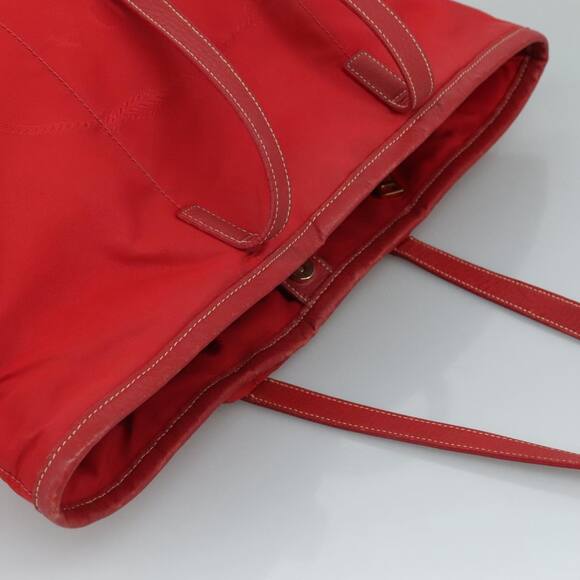 PRADA Tote Bag Nylon Red - Picture 6 of 16